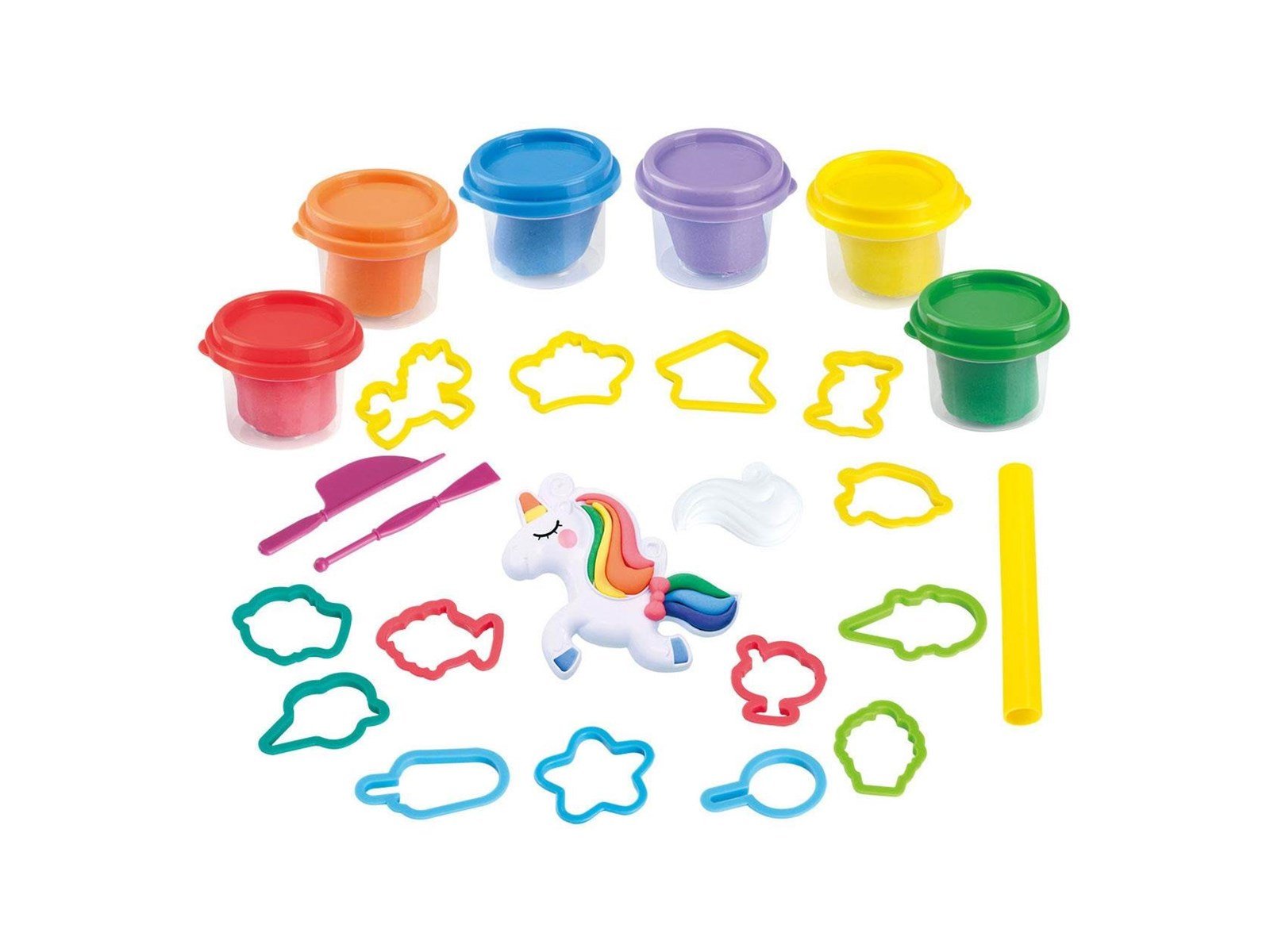 PLAY - Unicorn Clay Set 6 Clay Pots