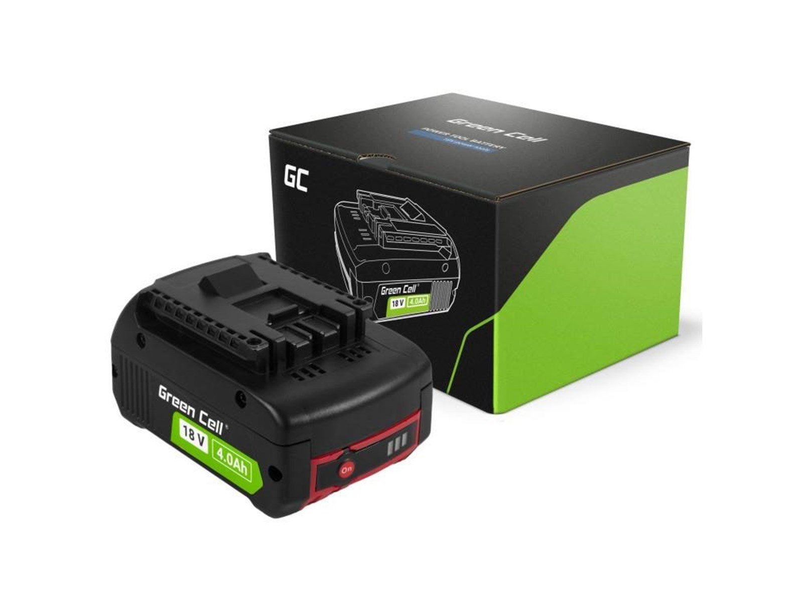 Green Cell PTBO18V4 cordless tool battery / charger