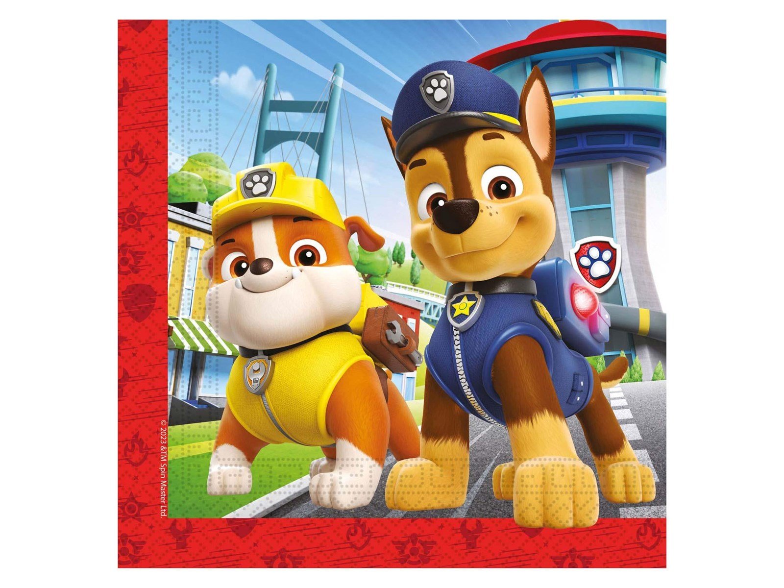 Globos - Paper Napkins FSC PAW Patrol Rescue Heroes 20 pcs
