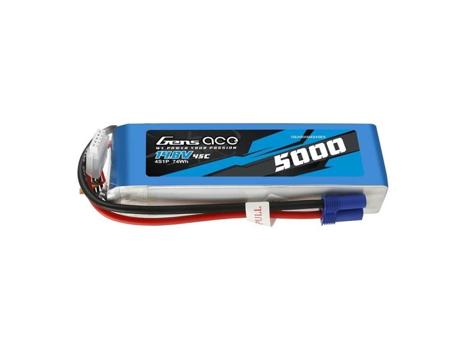 Gens ace &Tattu 5000mAh 14.8V 45C 4S1P battery