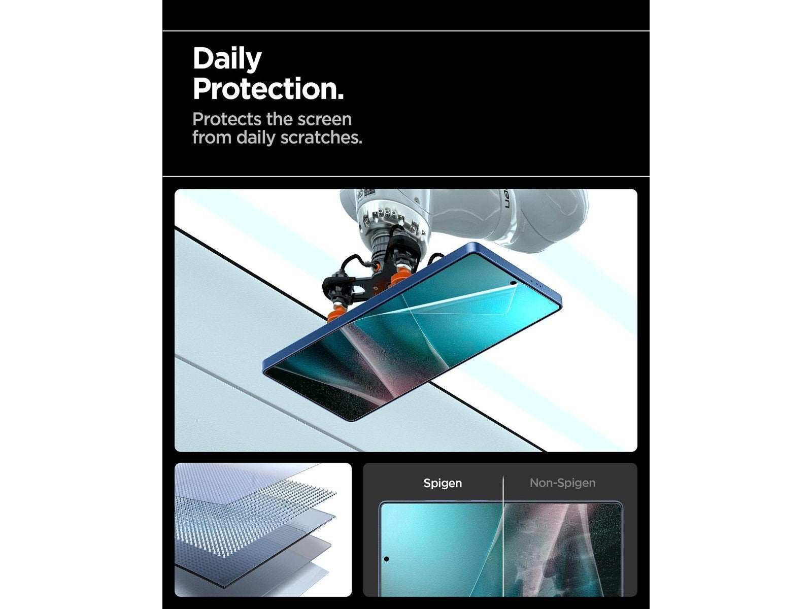 Spigen EliteShield EZ Fit HD 1 Pack - Samsung Galaxy S25 Ultra