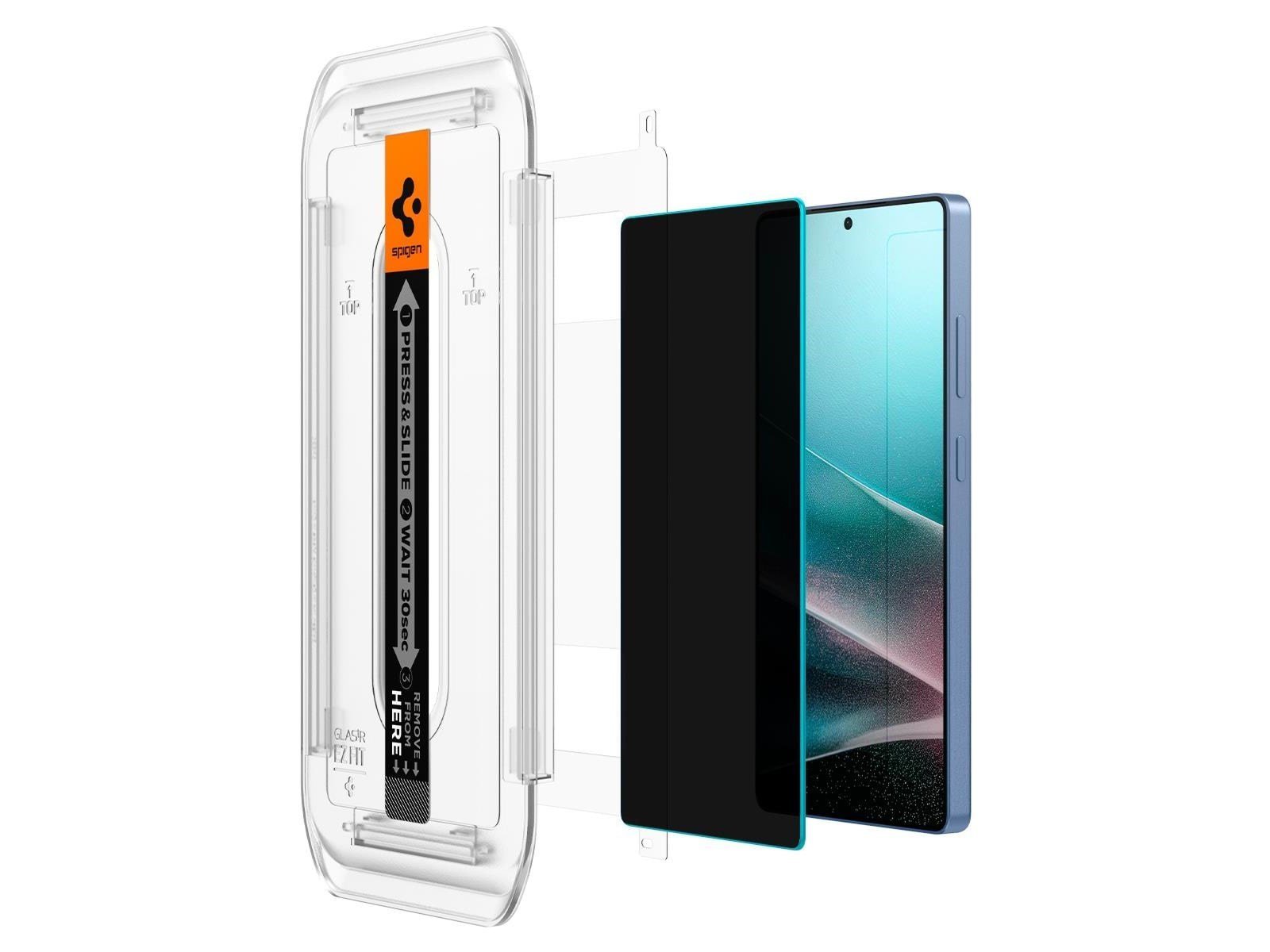 Spigen Glass tR EZ Fit HD (Privacy) 2 Pack - Samsung Galaxy S25 Ultra