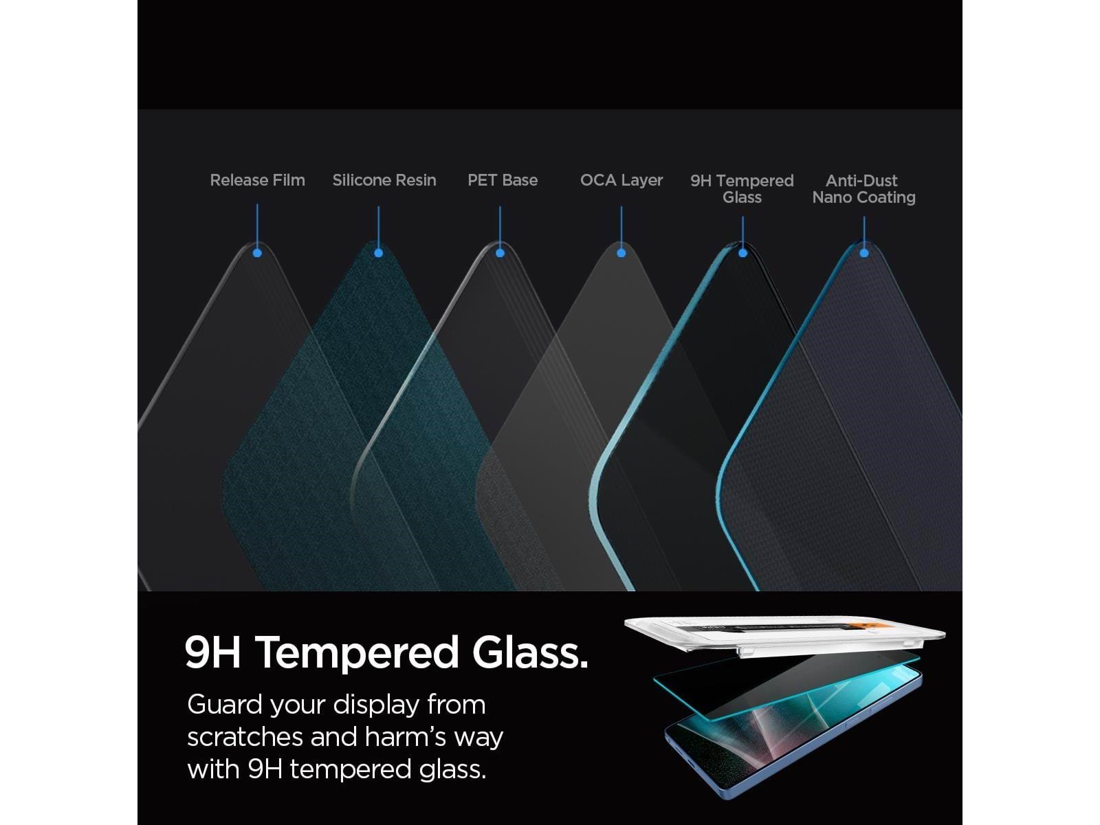 Spigen Glass tR EZ Fit HD (Privacy) 2 Pack - Samsung Galaxy S25 Ultra