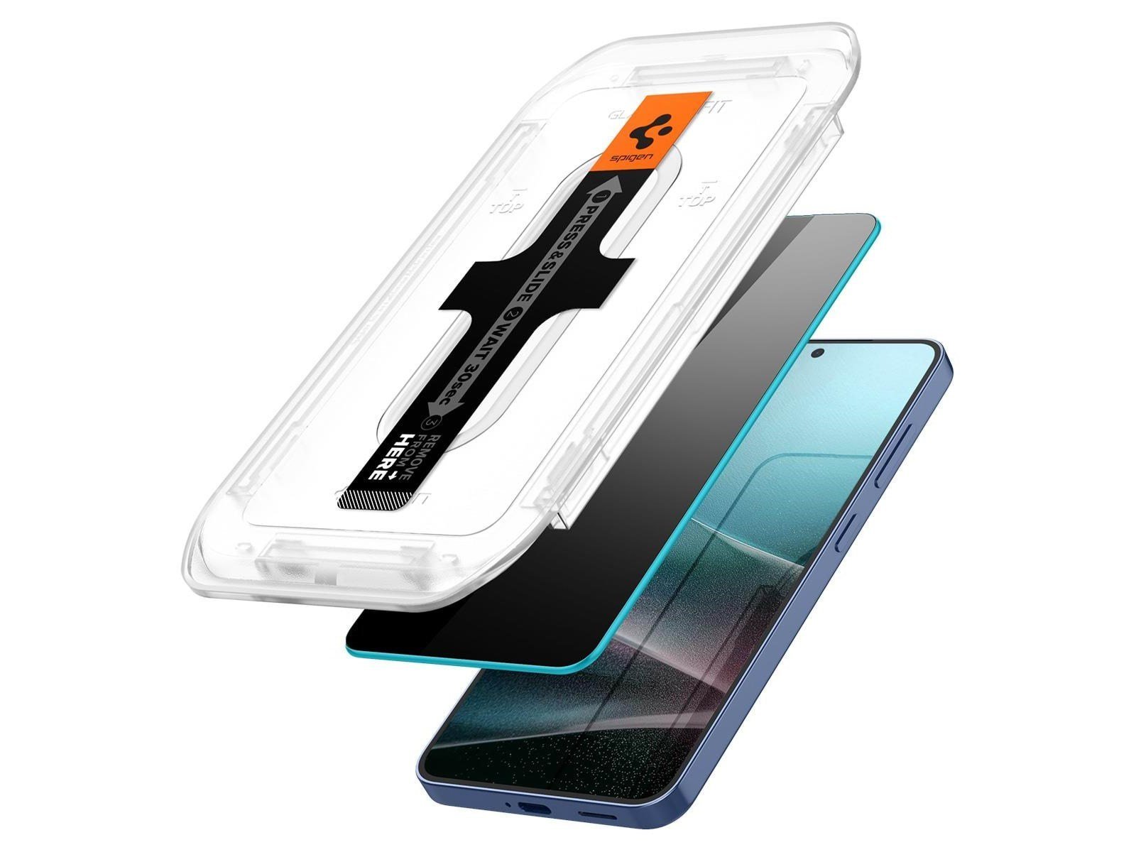 Spigen Glass tR EZ Fit HD (Privacy) 2 Pack - Samsung Galaxy S25/S24