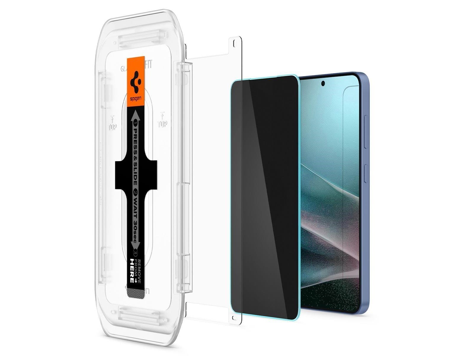 Spigen Glass tR EZ Fit HD (Privacy) 2 Pack - Samsung Galaxy S25/S24