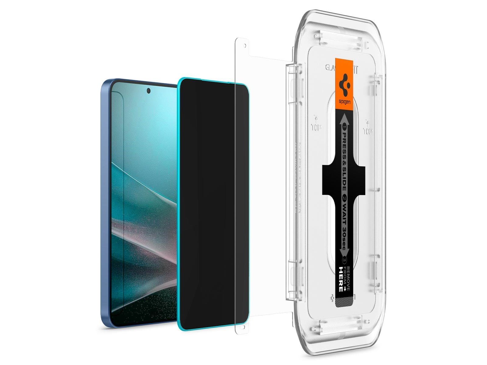 Spigen Glass tR EZ Fit HD (Privacy) 2 Pack - Samsung Galaxy S25/S24