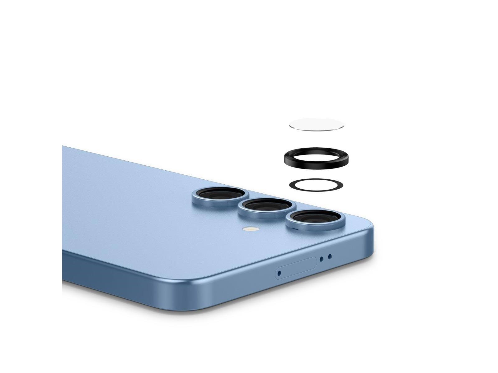 Spigen Glass tR EZ Fit Optik Pro HD 2 Pack - Black - Samsung Galaxy S25
