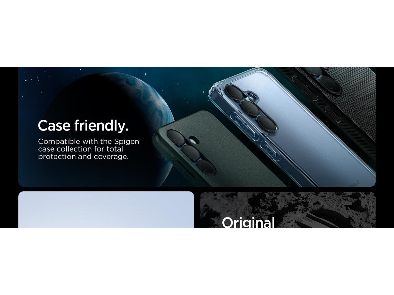 Spigen Glass tR EZ Fit Optik Pro HD 2 Pack - Black - Samsung Galaxy S25