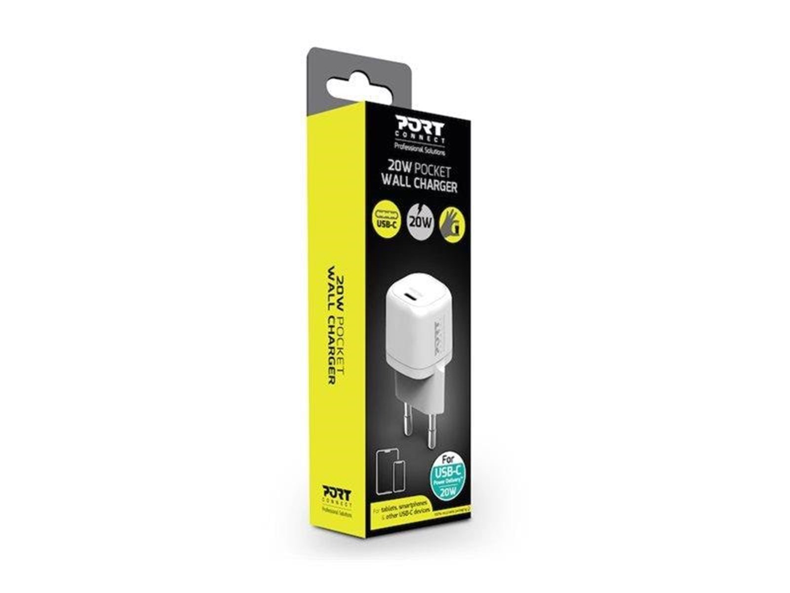 PORT Designs PORT Connect power adapter - 24 pin USB-C - 20 Watt