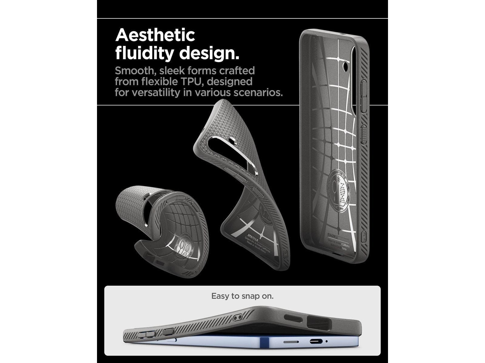 Spigen Liquid Air - Marble Grey - Samsung Galaxy S25+