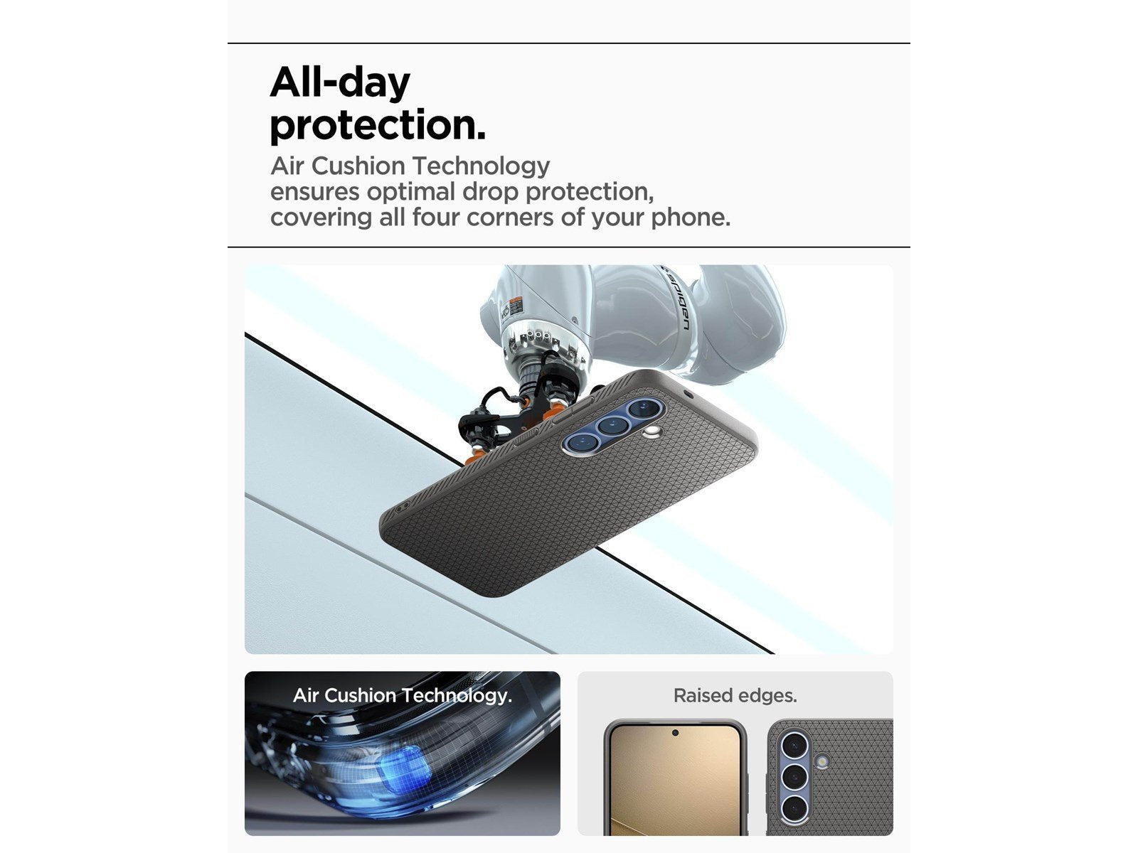 Spigen Liquid Air - Marble Grey - Samsung Galaxy S25+