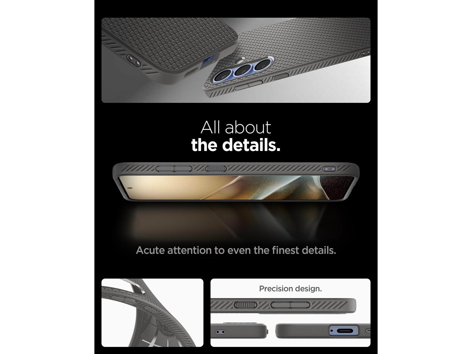 Spigen Liquid Air - Marble Grey - Samsung Galaxy S25+