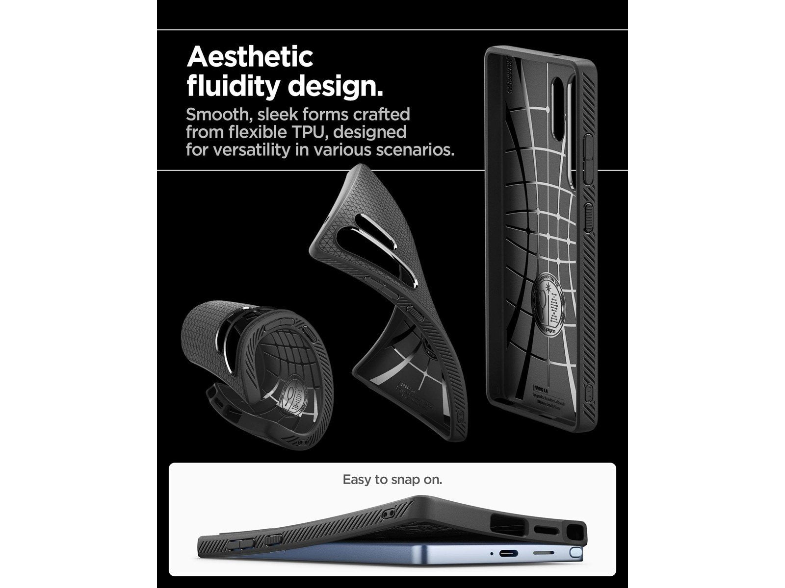 Spigen Liquid Air - Matte Black - Samsung Galaxy S25 Ultra