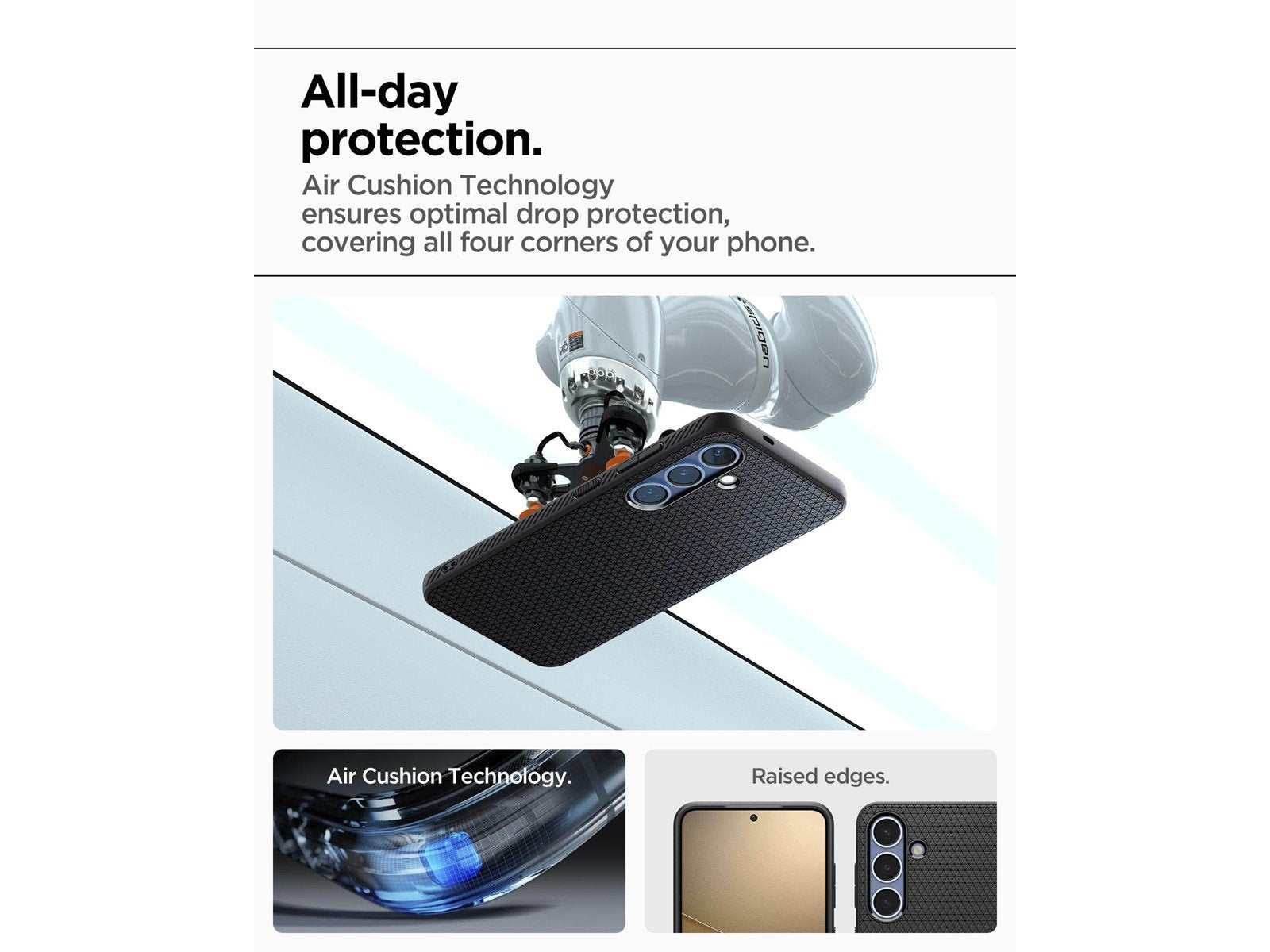 Spigen Liquid Air - Matte Black - Samsung Galaxy S25