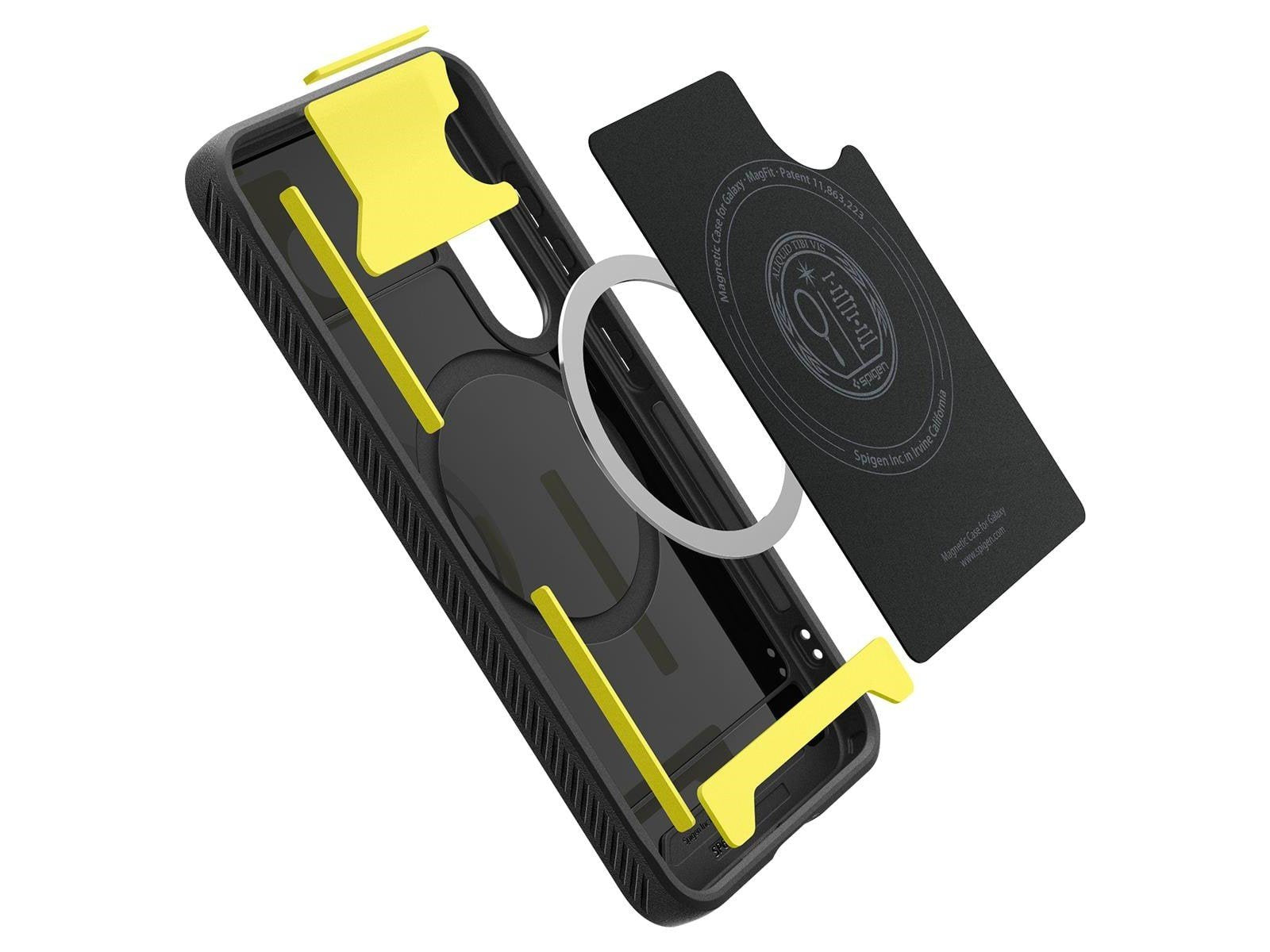 Spigen Rugged Armor MagSafe - Matte Black - Samsung Galaxy S25