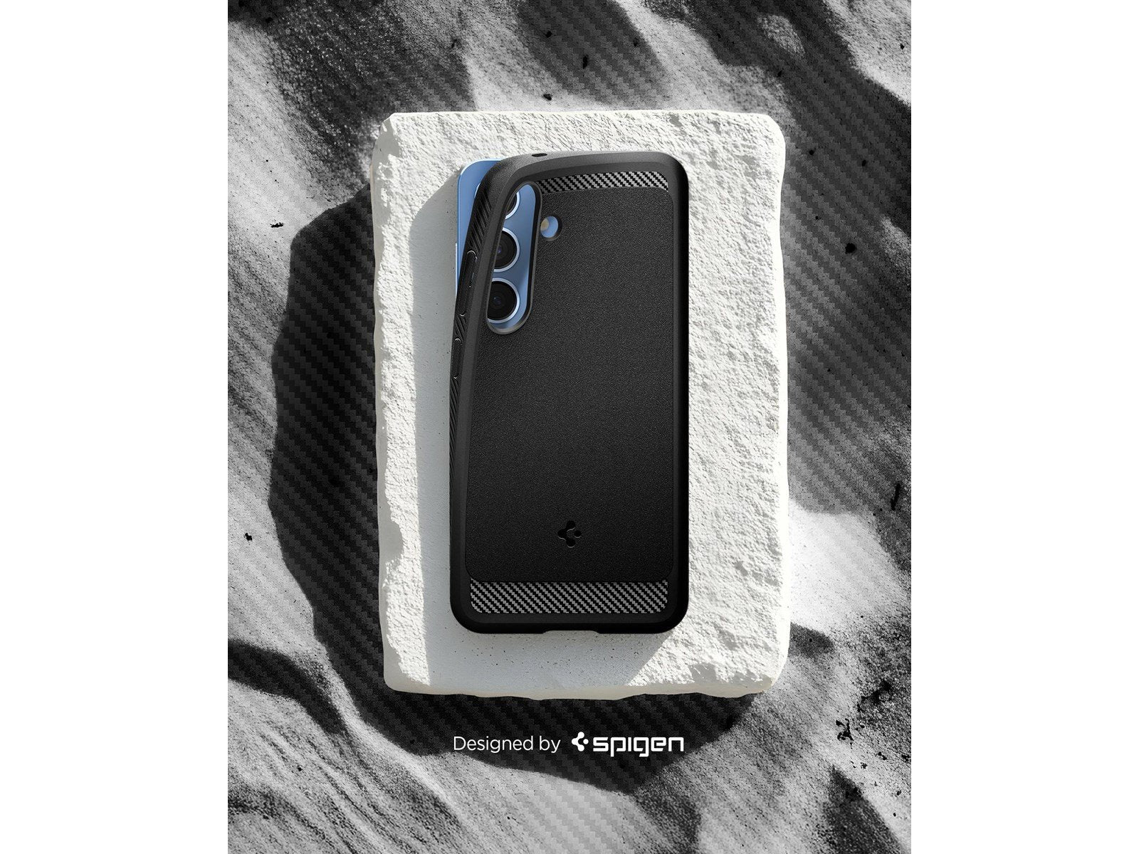 Spigen Rugged Armor MagSafe - Matte Black - Samsung Galaxy S25