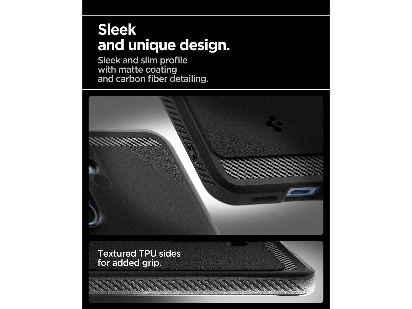 Spigen Rugged Armor MagSafe - Matte Black - Samsung Galaxy S25