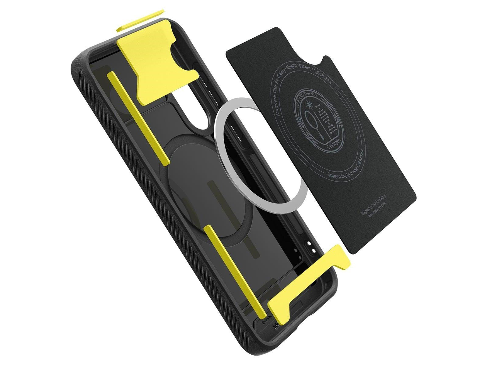 Spigen Rugged Armor MagSafe - Matte Black - Samsung Galaxy S25