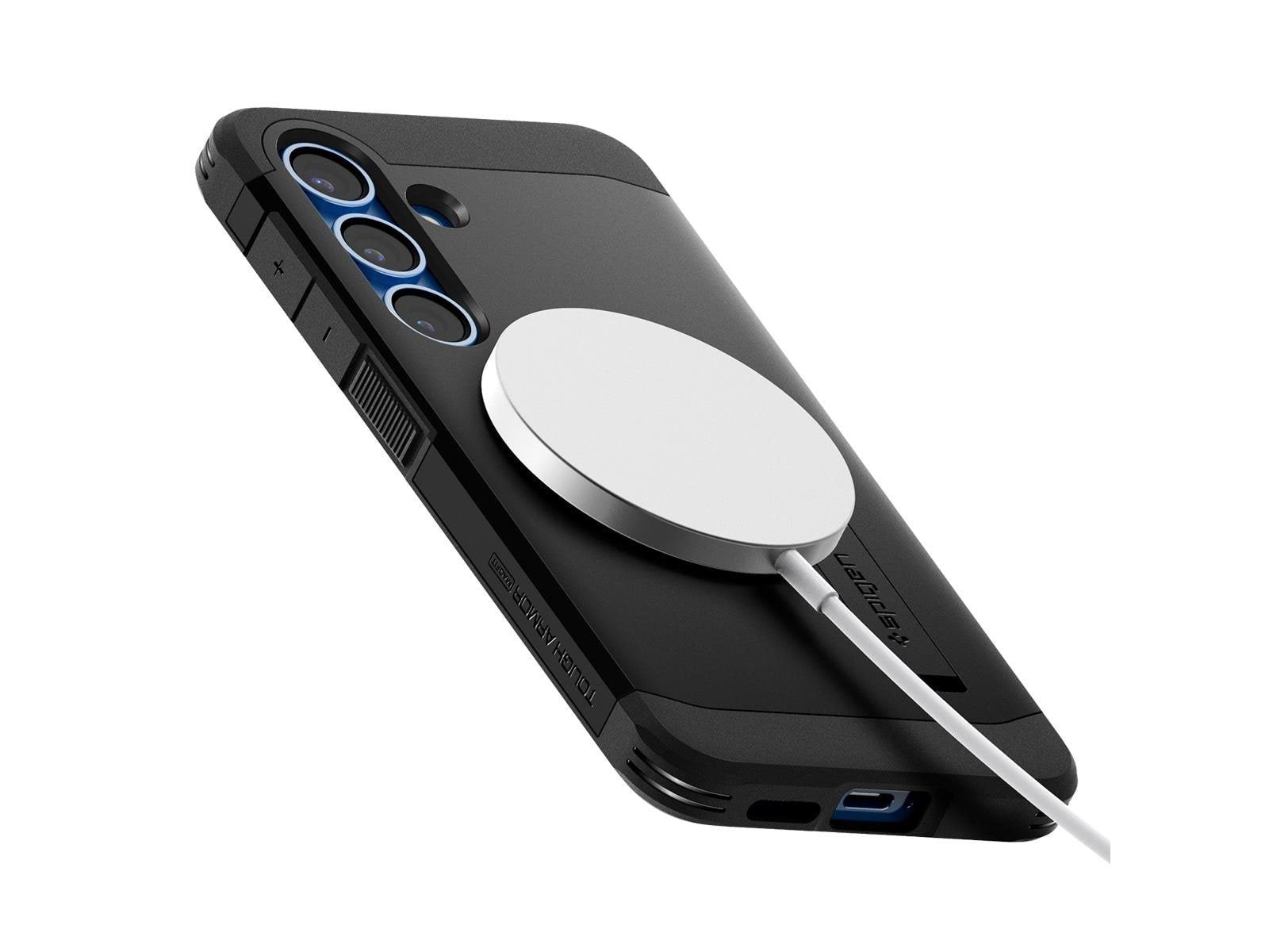 Spigen Tough Armor MagSafe - Black - Samsung Galaxy S25
