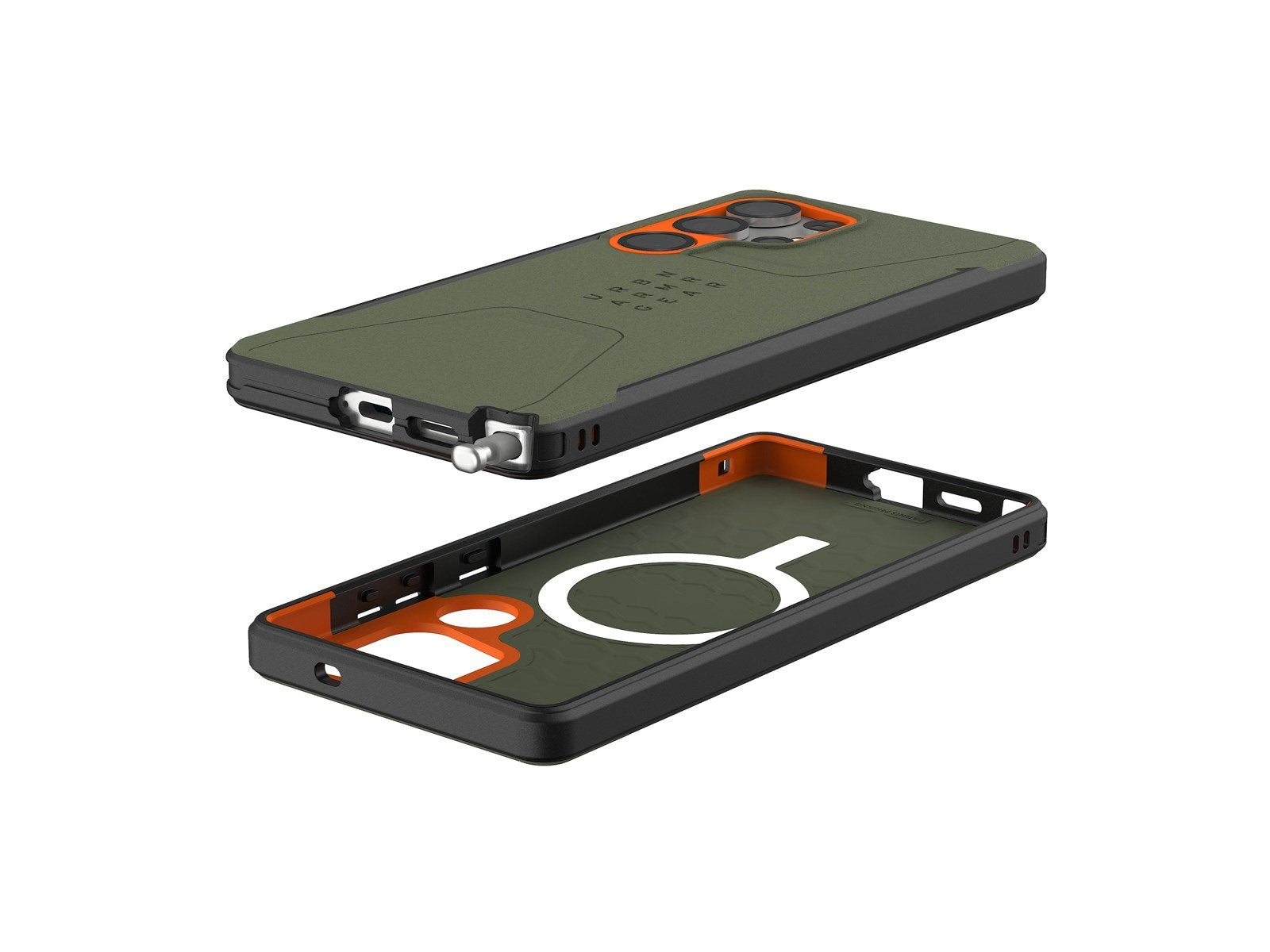 UAG Civilian Pro - Olive Drab/Orange - Samsung Galaxy S25 Ultra