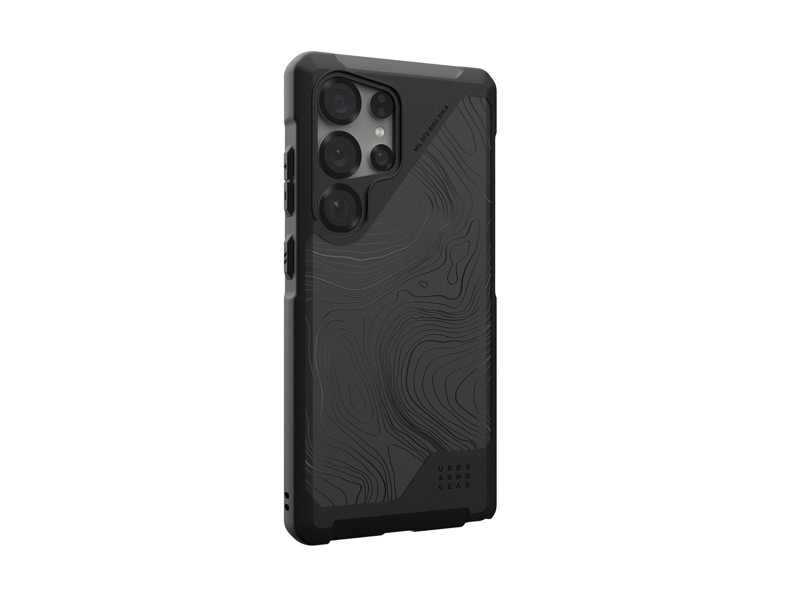 UAG Metropolis LT w/Magnet - Topography Black - Samsung Galaxy S25 Ultra