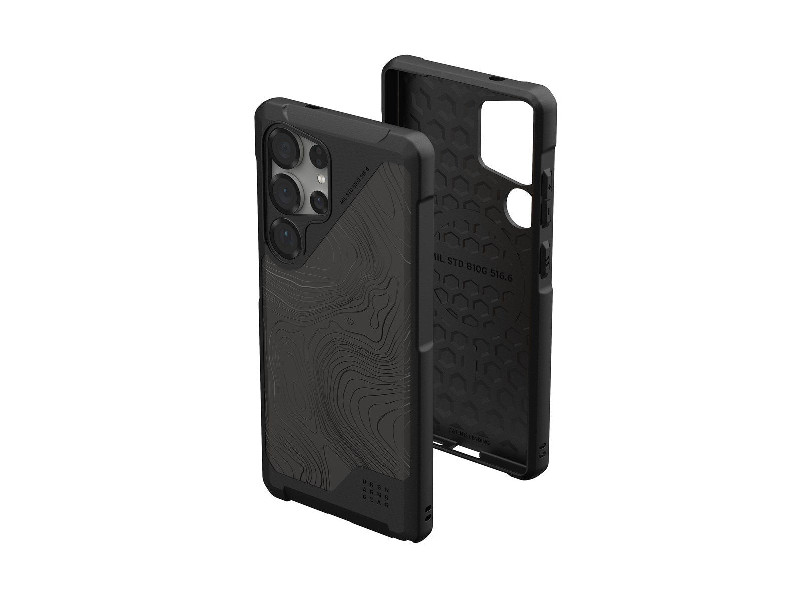 UAG Metropolis LT w/Magnet - Topography Black - Samsung Galaxy S25 Ultra