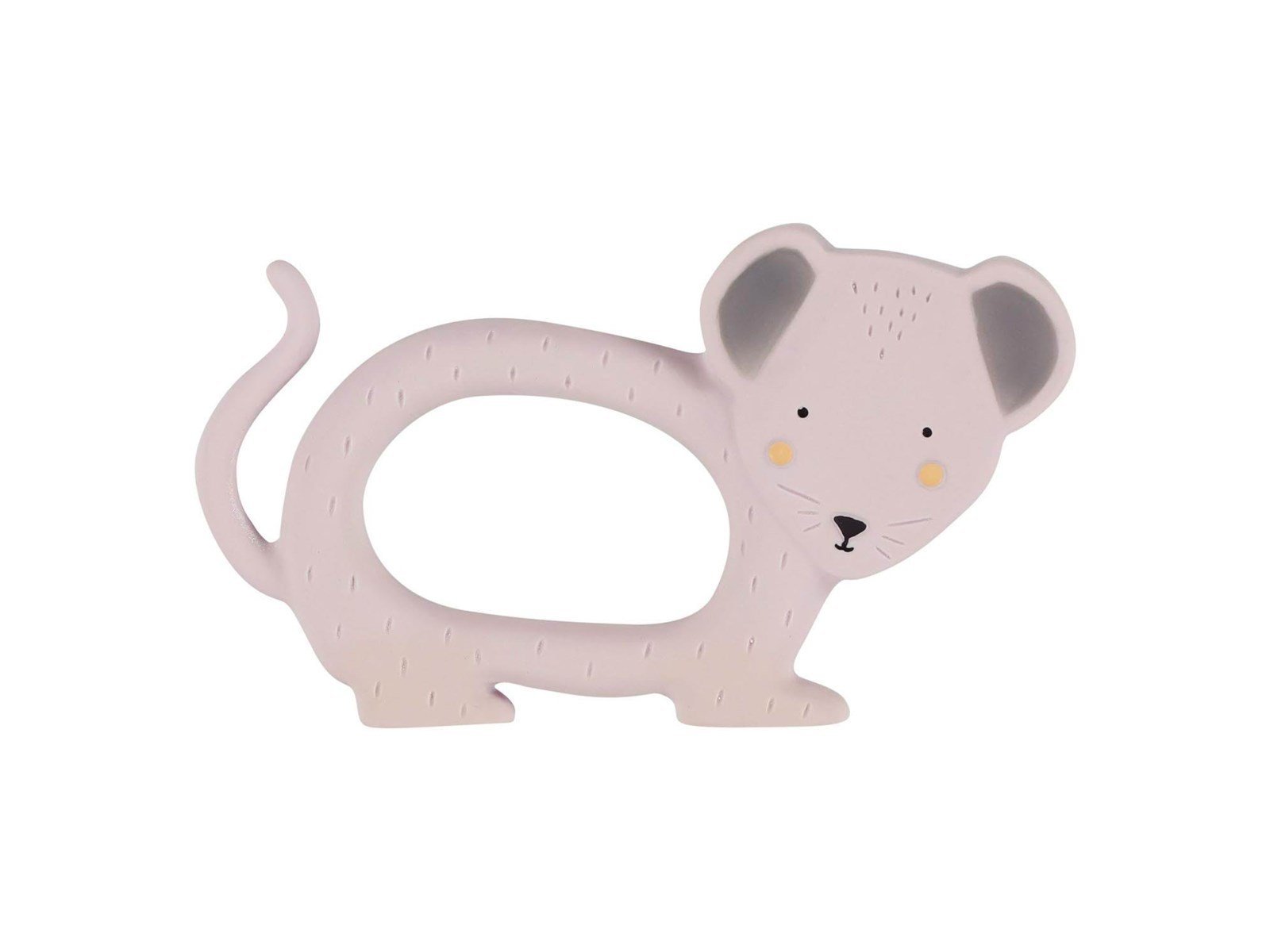 Trixie Baby Natural Rubber Grabbing Toy - Mrs. Mouse