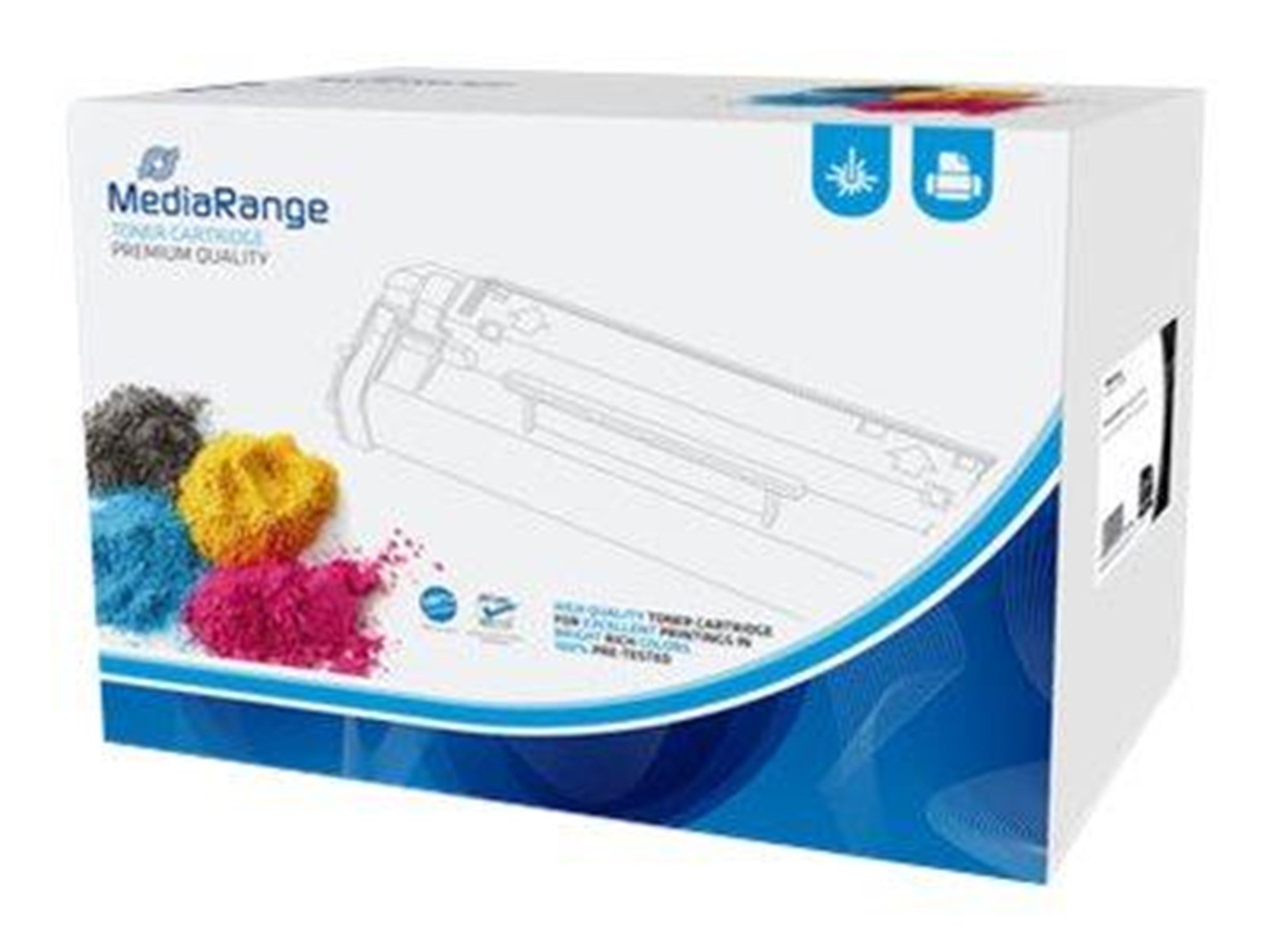 MediaRange - black - compatible - toner cartridge (alternative for: Lexmark 50F2X00) - Tonerpatrone Schwarz