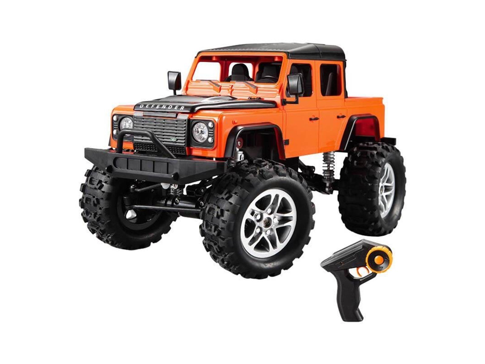 Double Eagle Remote-controlled car 1:14 (orange) Land Rover Defender (Pick-up) E332-003