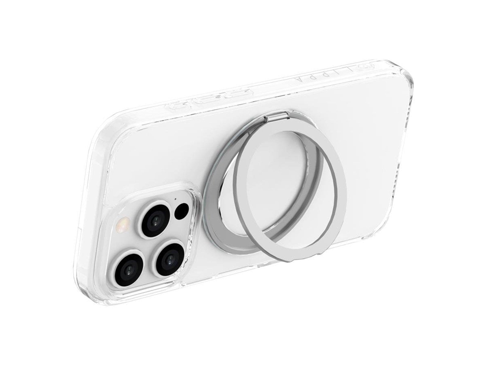 Lippa MagSafe 360° roterende iPhone 16 Pro Cover Clear