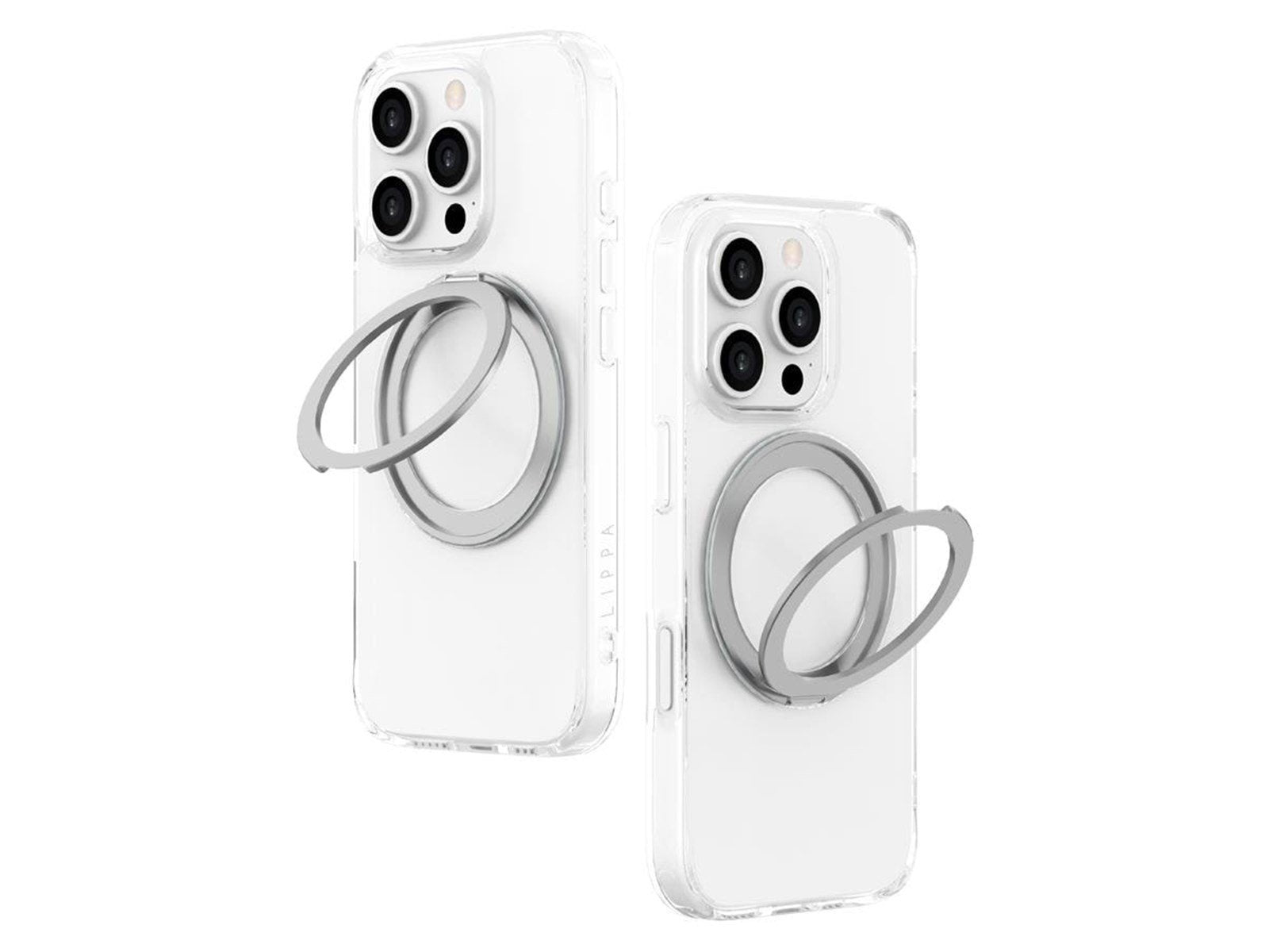 Lippa MagSafe 360° roterende iPhone 16 Pro Cover Clear