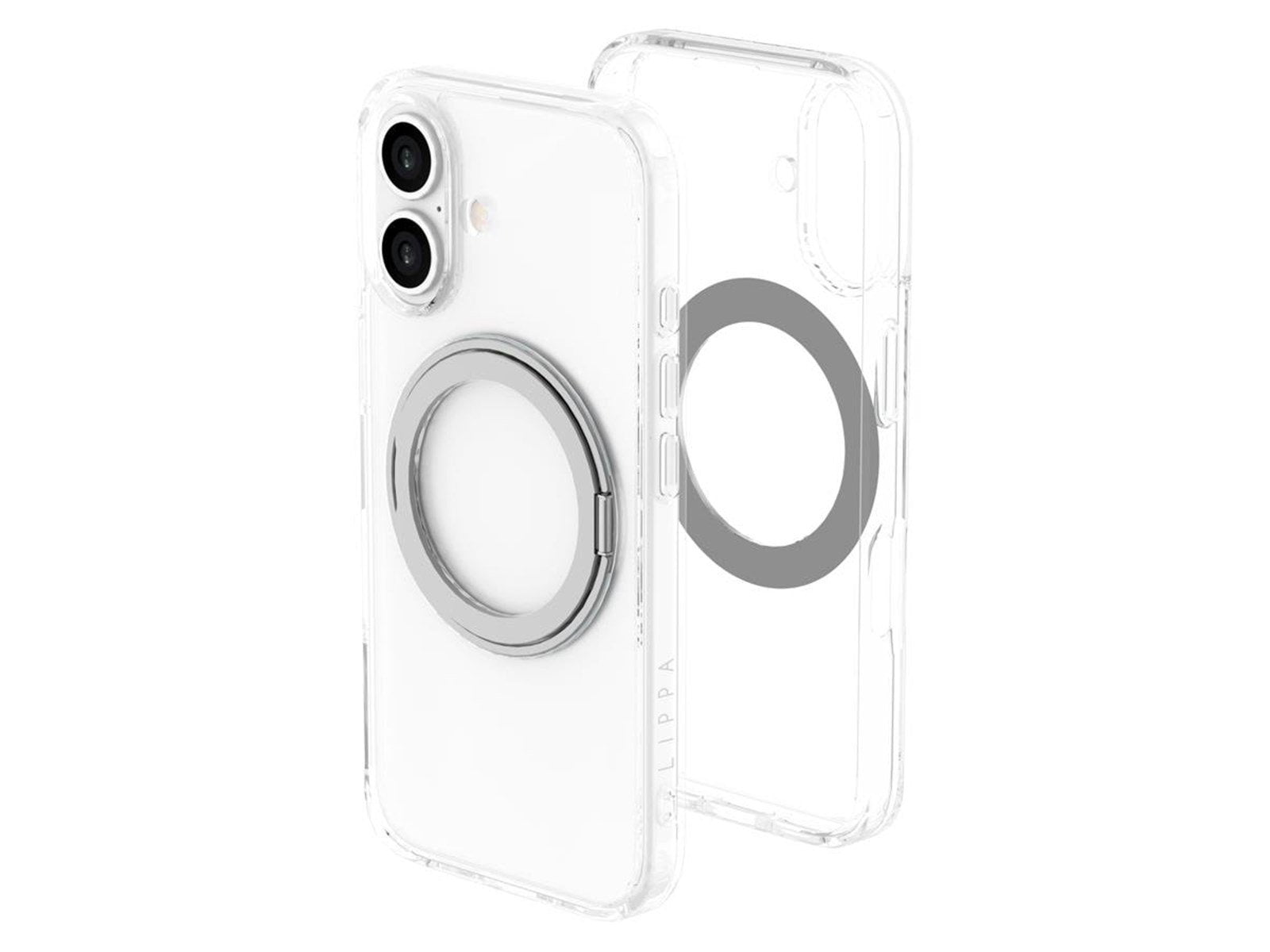 Lippa MagSafe 360 rotating iPhone 16 Cover Clear