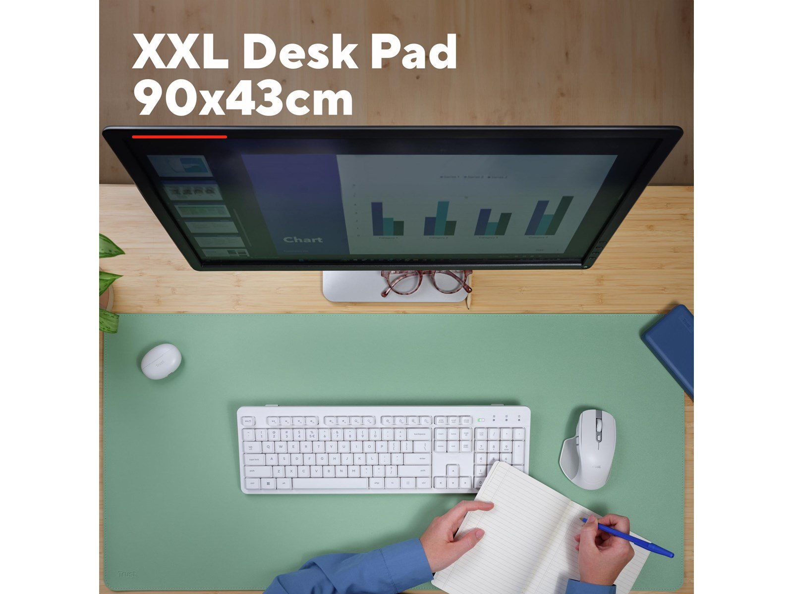 Trust Benya XXL Desk Pad - Green