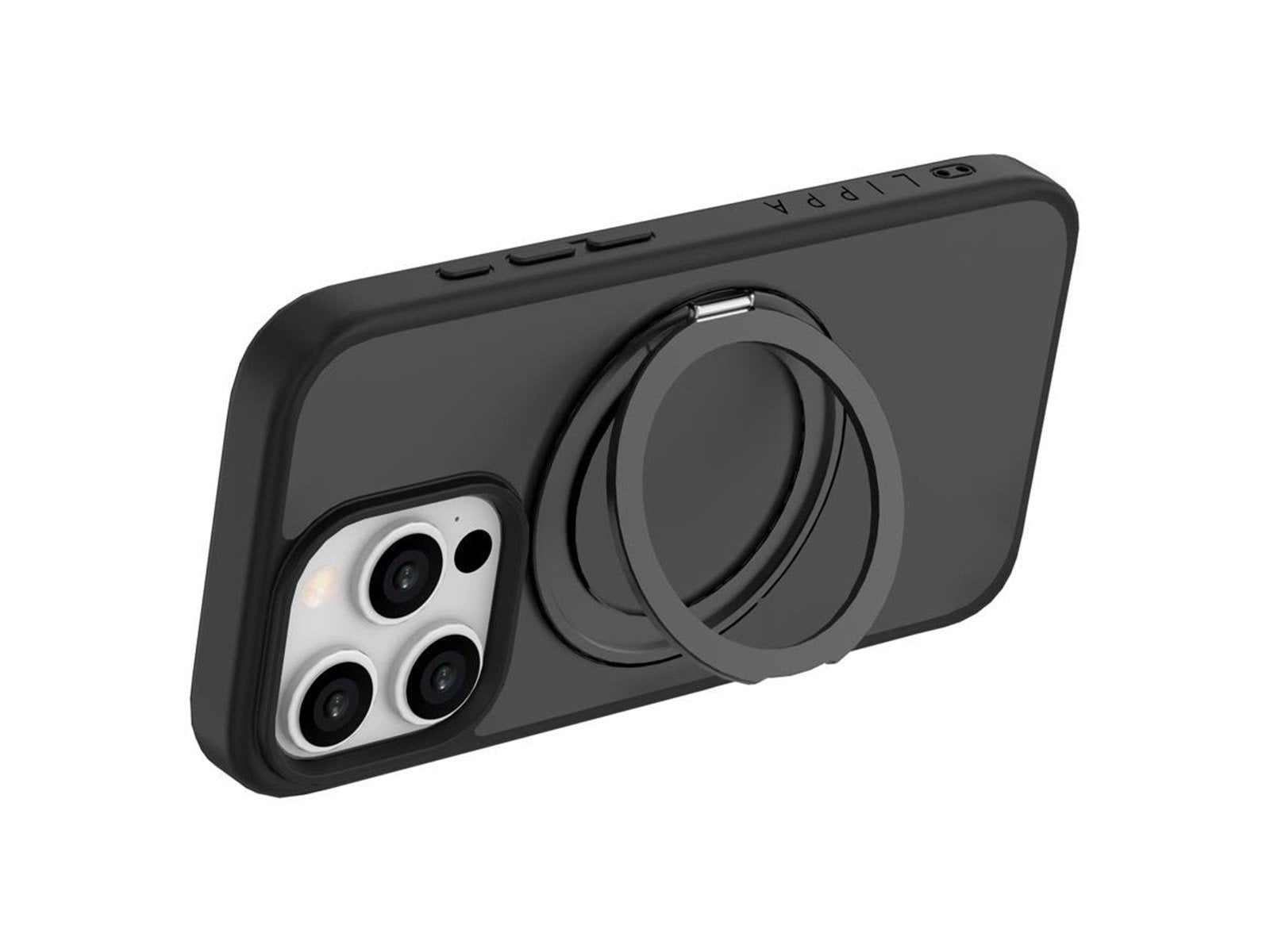 Lippa MagSafe 360 rotating iPhone 16 Pro Cover Black