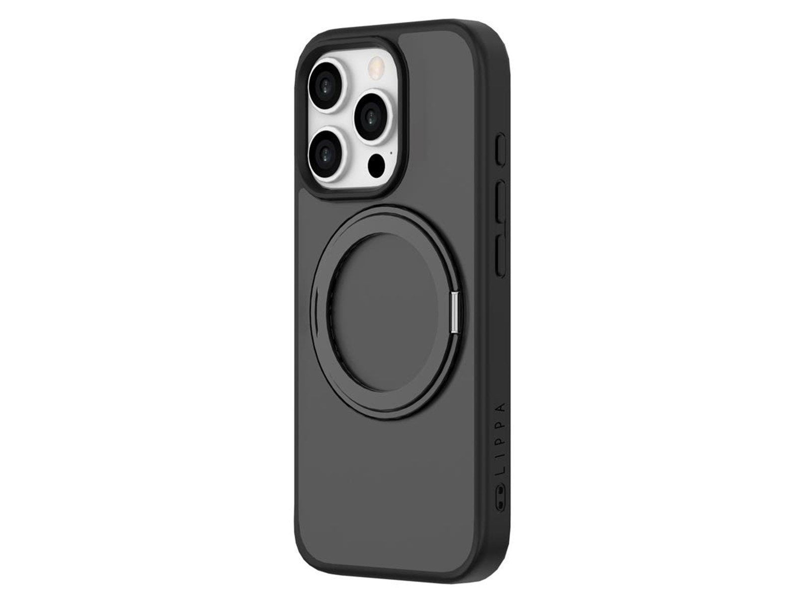 Lippa MagSafe 360 rotating iPhone 16 Pro Cover Black