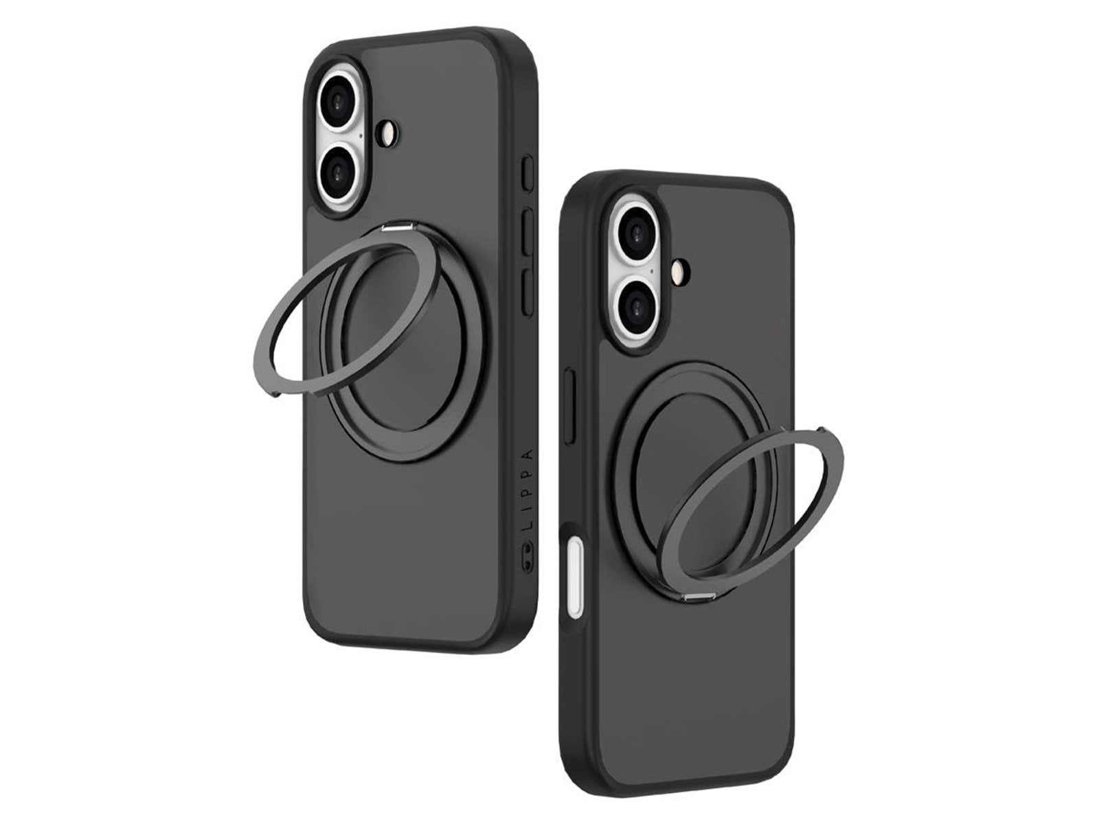 Lippa MagSafe 360 rotating iPhone 16 Cover Black