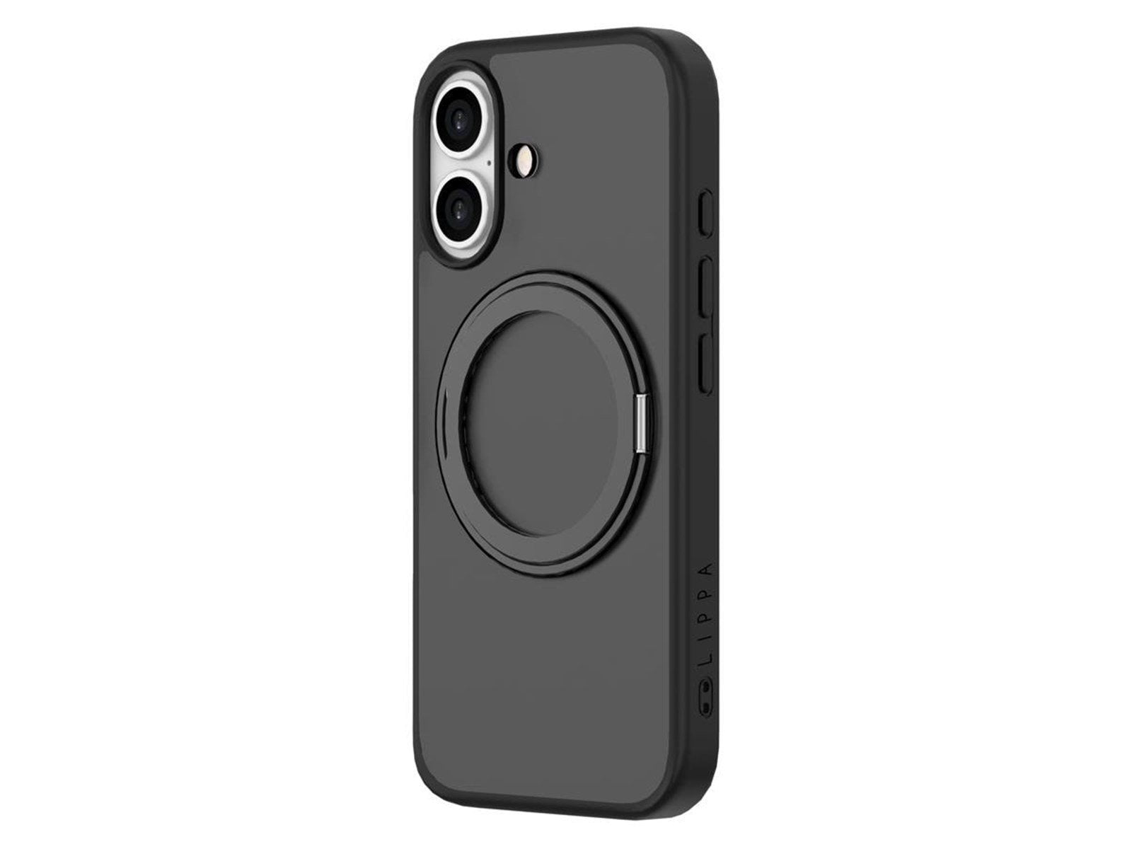 Lippa MagSafe 360 rotating iPhone 16 Cover Black