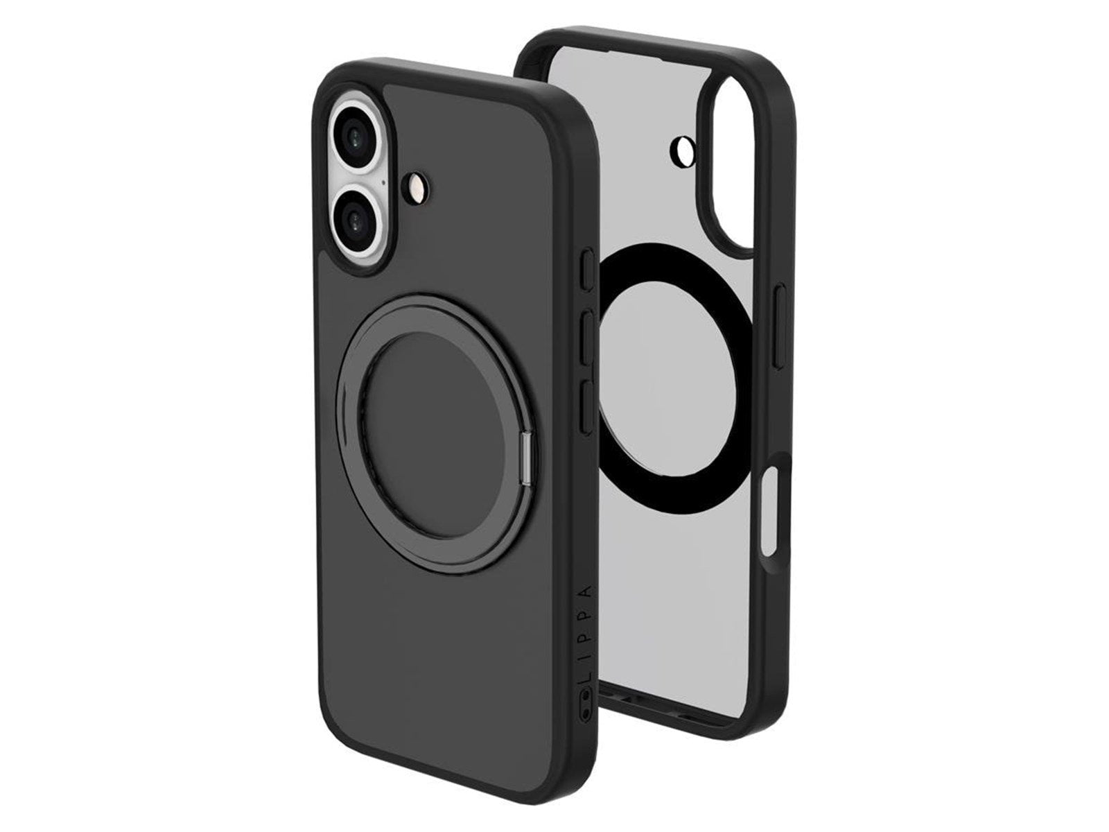 Lippa MagSafe 360 rotating iPhone 16 Cover Black