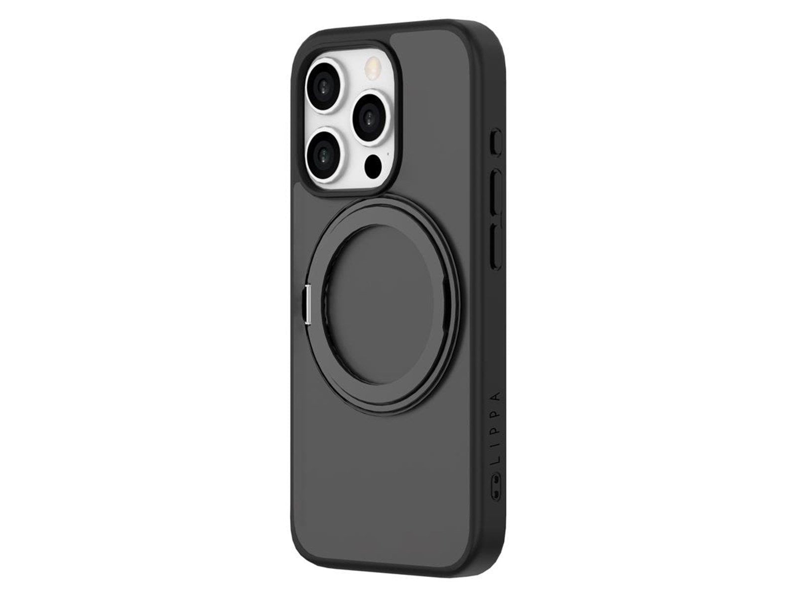 Lippa MagSafe 360 rotating iPhone 15 Pro Cover Black