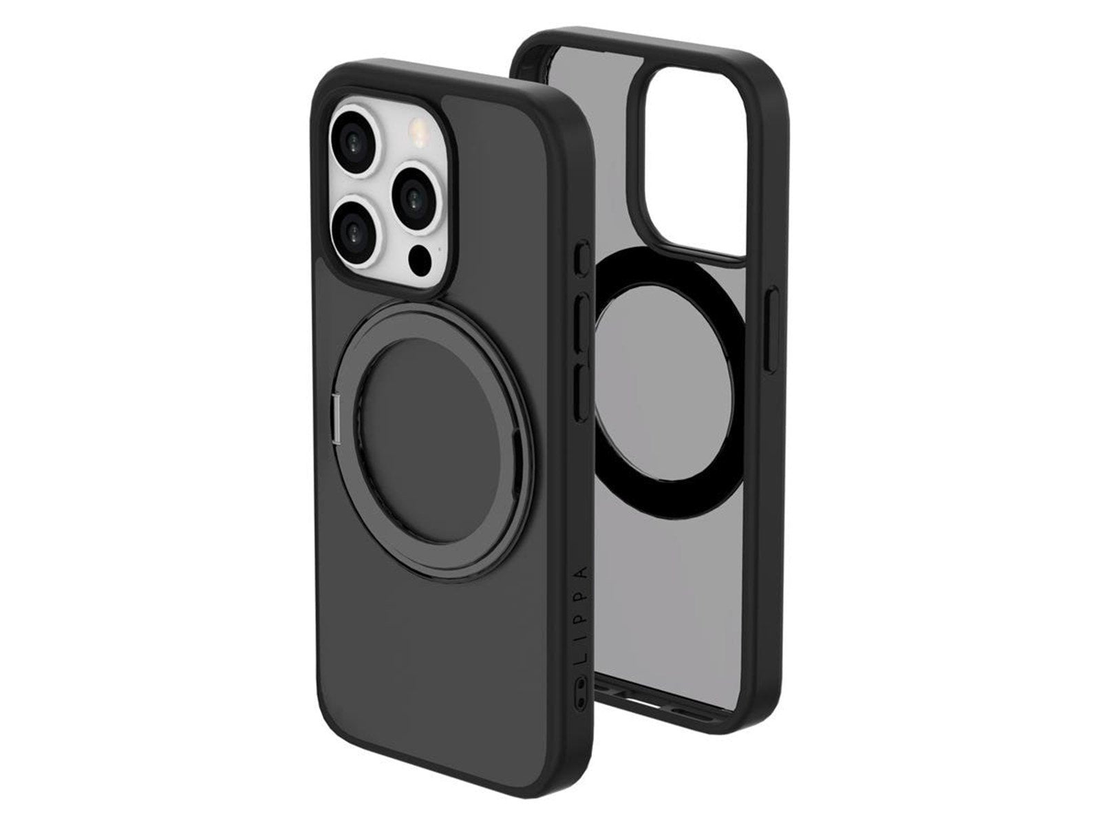 Lippa MagSafe 360 rotating iPhone 15 Pro Cover Black