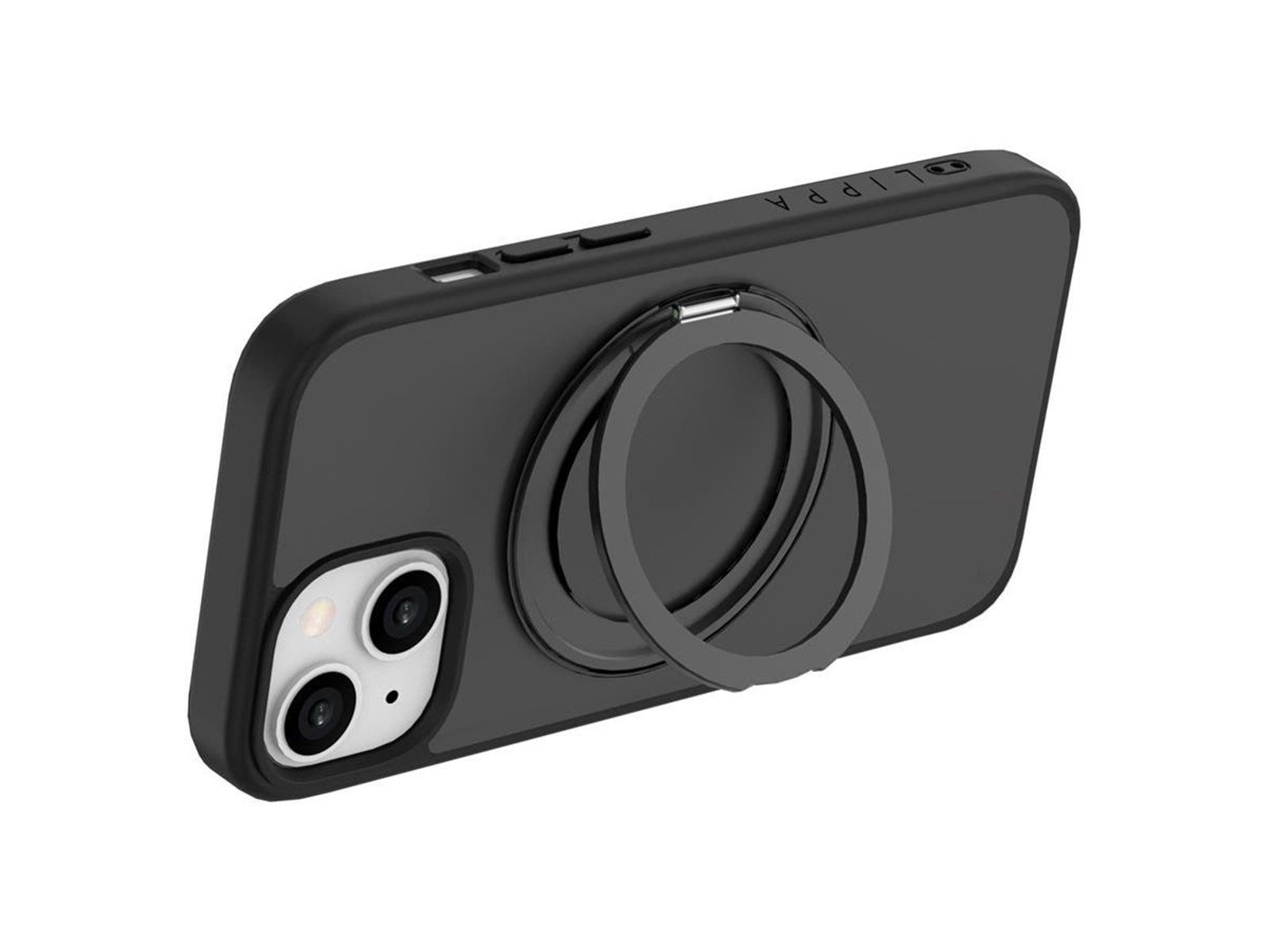 Lippa MagSafe 360 rotating iPhone 15 Cover Black