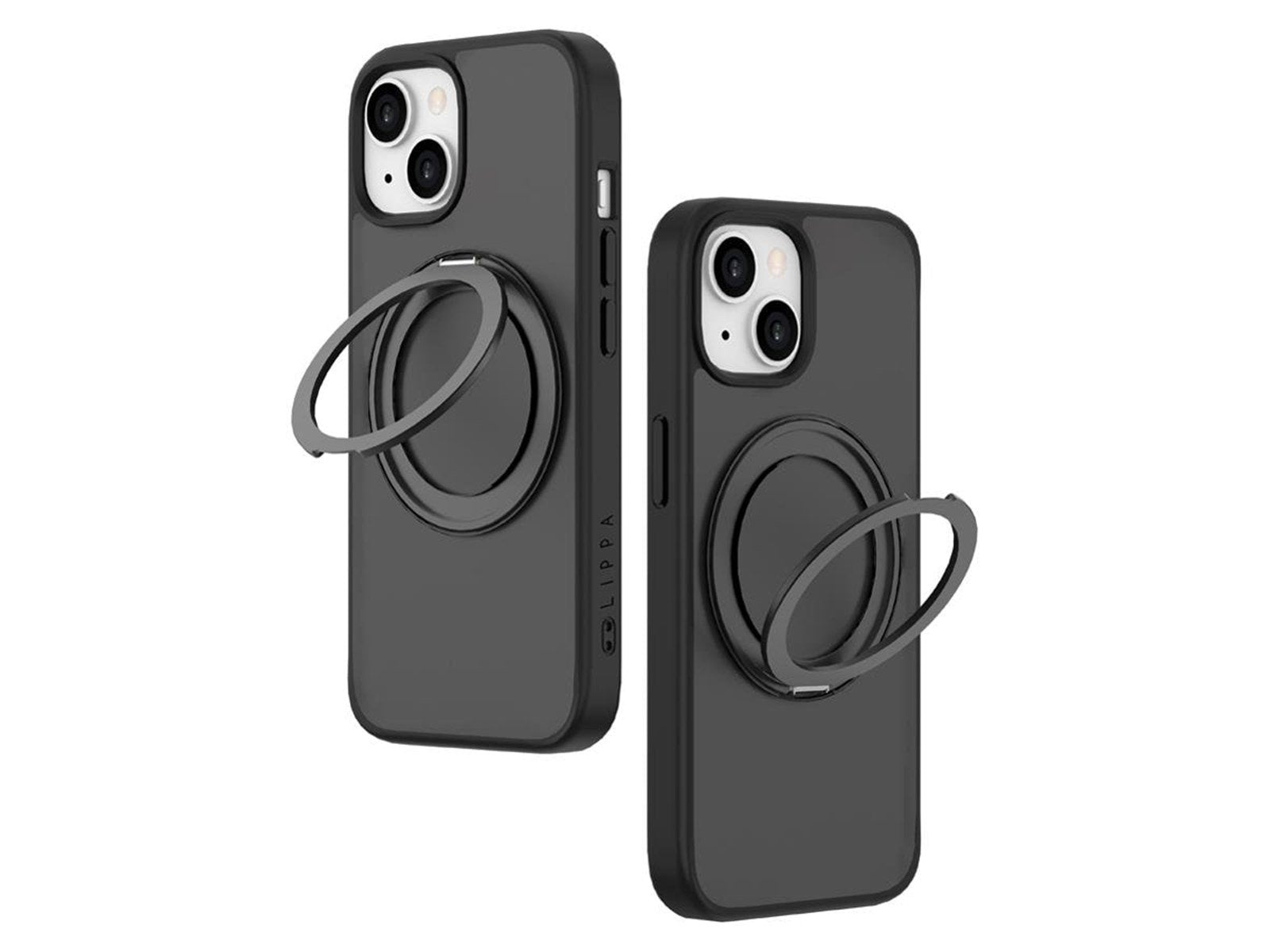 Lippa MagSafe 360 rotating iPhone 15 Cover Black