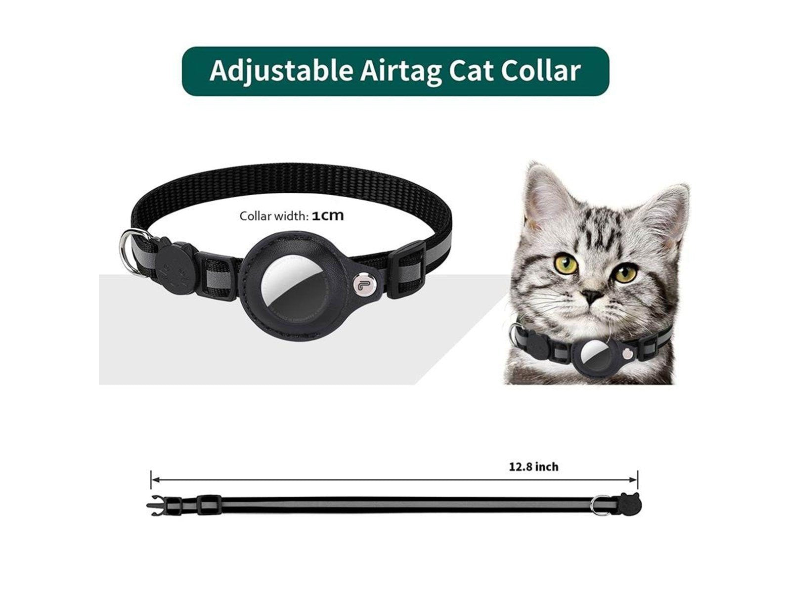 Lippa Collar for Cats and Dogs 22-32 cm Black