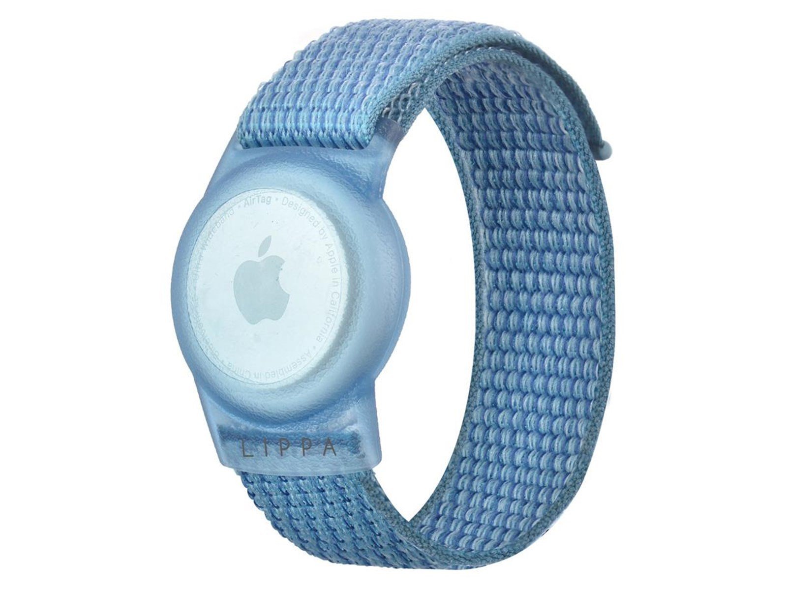 Lippa Nylon Wristband for AirTag and Smart Finder – Blue