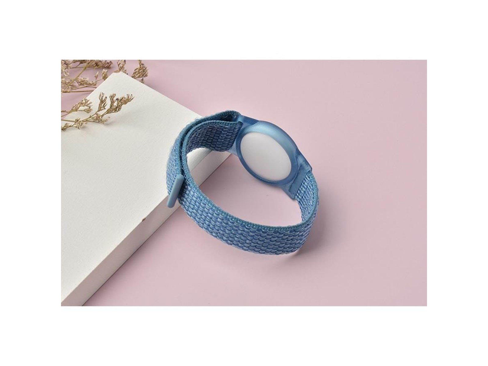 Lippa Nylon Wristband for AirTag and Smart Finder – Blue