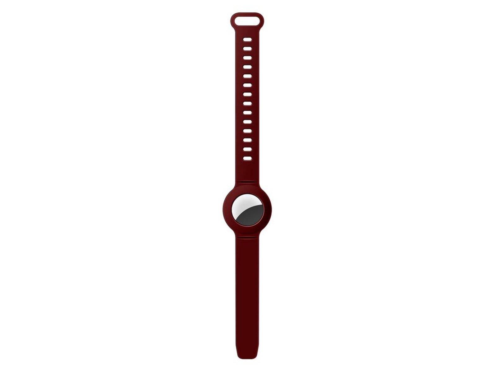 Lippa Silicone Wristband for AirTag and Smart Finder – Red