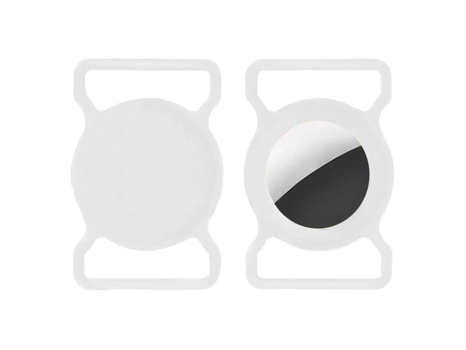 Lippa Collar Holder for AirTag and Smart Finder - White