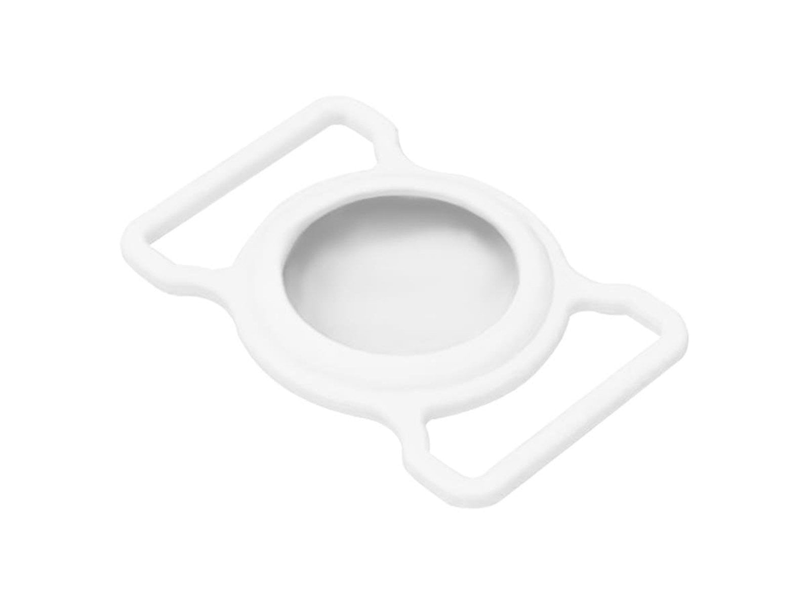 Lippa Collar Holder for AirTag and Smart Finder - White