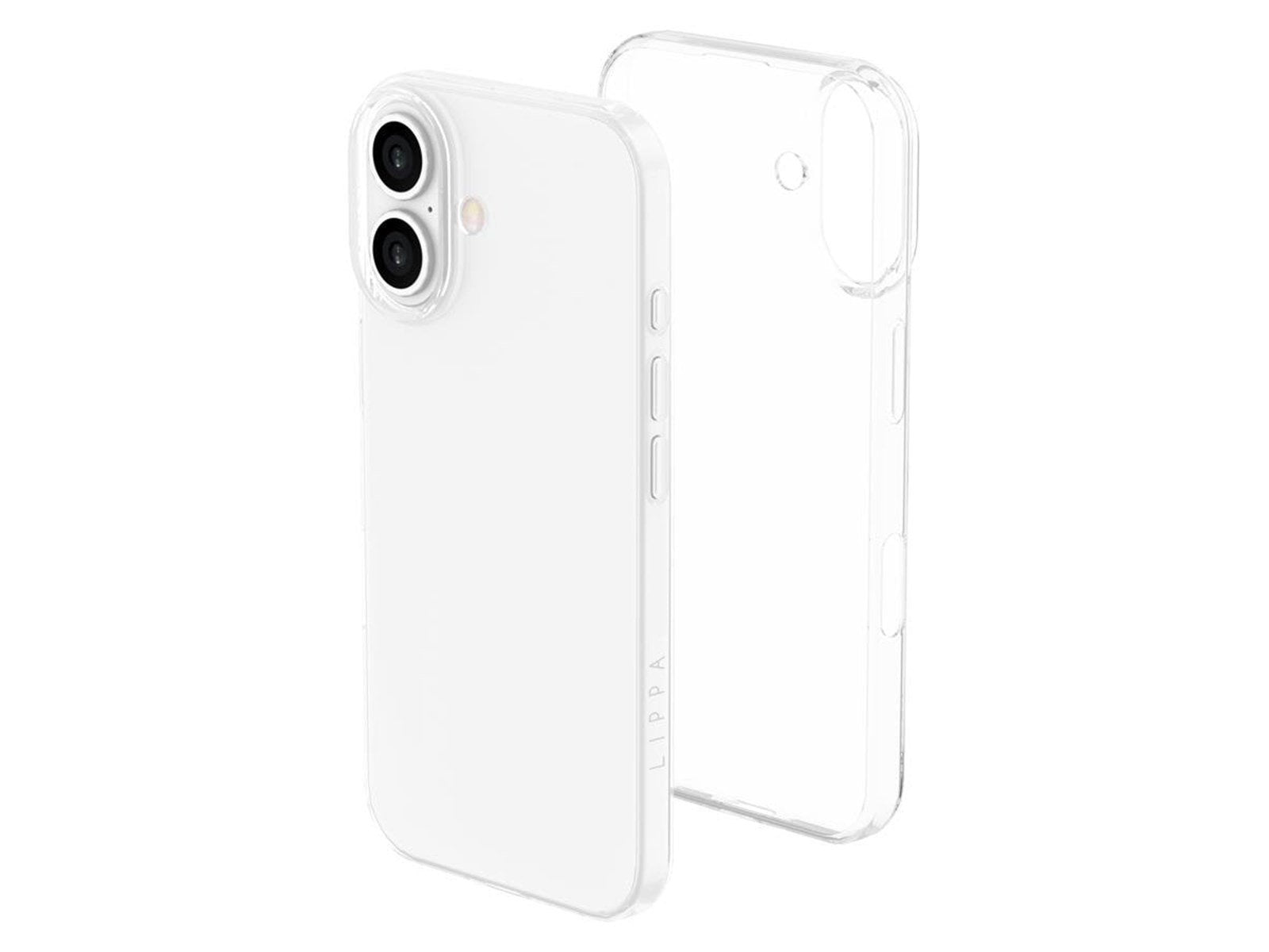 Lippa iPhone 16 Cover – 1 mm Slim TPU Clear