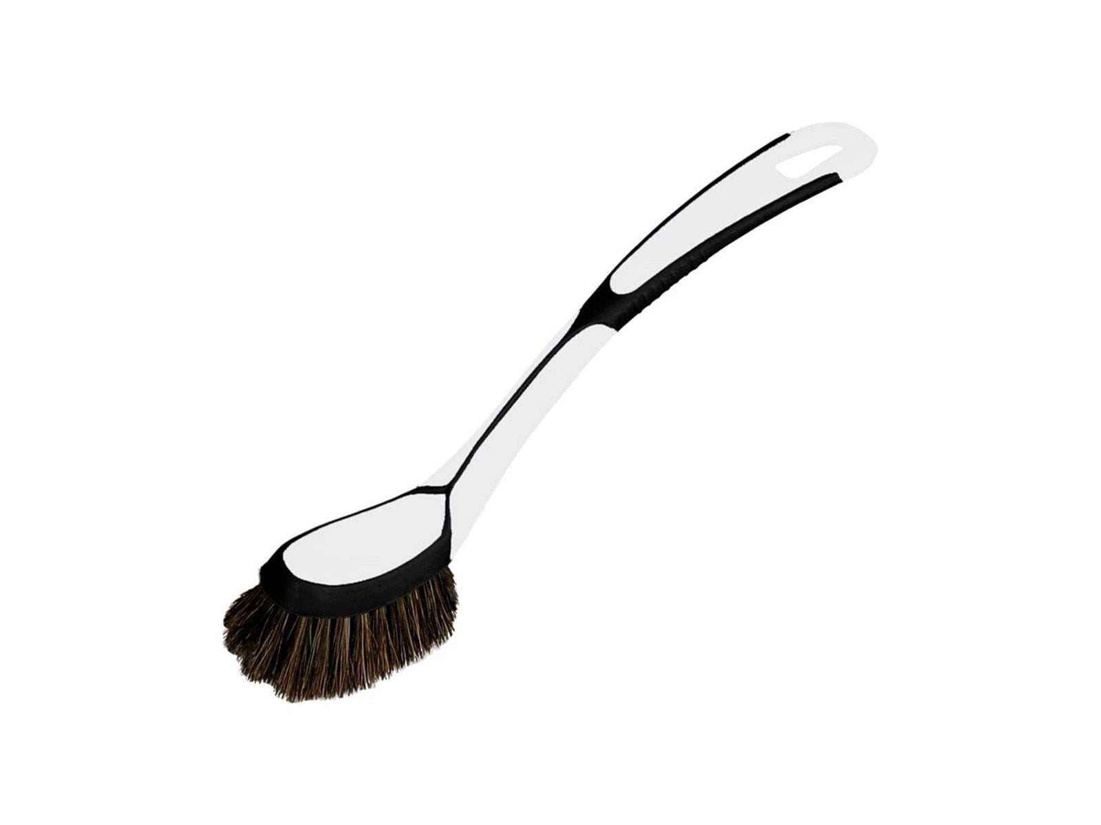G.Funder Dishwashing brush with real clean hair. Handle in plastic and biorubber.